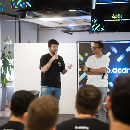 Brazu no evento b.academy day 2024 - Palestra